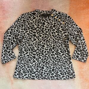 Marc New York Animal Print Sweater